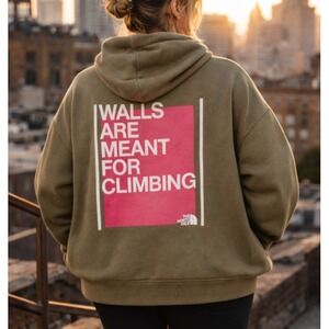 The North Face Womens Adventure Streetwear Hoodie Sweatshirt Size XL Athleisure